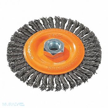 WALTER SURFACE TECHNOLOGIES Stringer Bead Wheel Brush Knot 5 x1/4, 252Z50