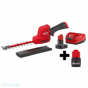 MILWAUKEE M12 8 Hedge Trimmer + Battery, 385XM3