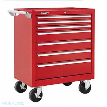 KENNEDY Cabinet Roller Industrial 7-Drawer 29, 253C96