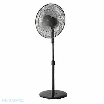 ALERA Oscillating Pedestal Fan 16 3-Speed Blk, 253M10