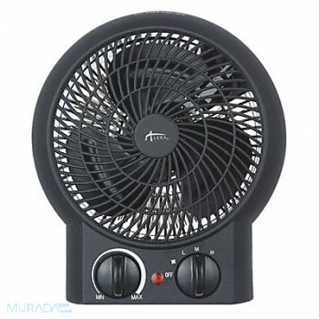 ALERA Heater Fan 8-1/4 x4-3/8 x9-3/8 Black, 253M49