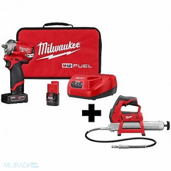 MILWAUKEE M12 FUEL 3/8 SIW M12 FUEL Grease Gun, 388TL5