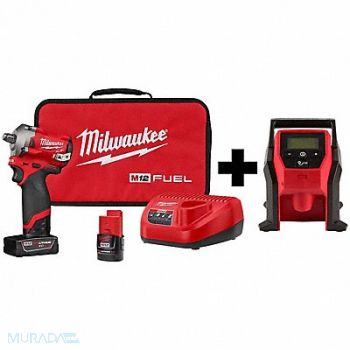 MILWAUKEE M12 FUEL Stubby 1/2 IW M12 CP Inflator, 388TL7