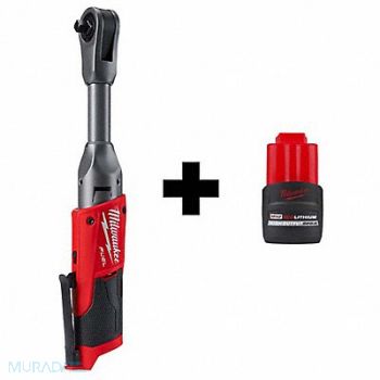 MILWAUKEE M12 3/8 ER Ratchet M12 HOCP2.5 Batt, 387HG4