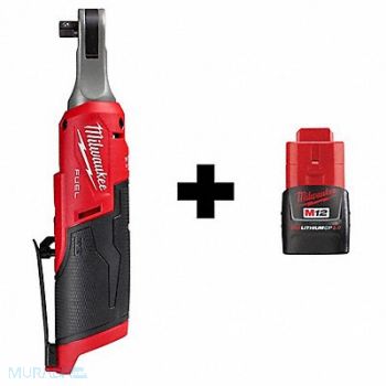 MILWAUKEE M12 FUEL 3/8 High Spd Rtch 2.0 Battery, 382YV5