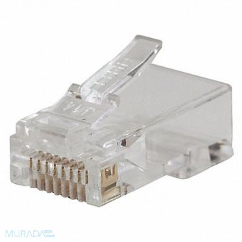 KLEIN TOOLS Pass-Thru Modular Data Plug CAT5E PK10, 258X39