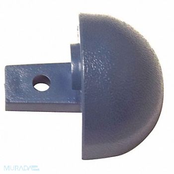 PAWLING CORP End Cap Interior 1-1/8 In Vinyl Blue, 25AV55