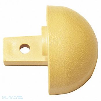 PAWLING CORP End Cap Interior 1-1/8 In Vinyl Tan, 25AV56