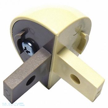 PAWLING CORP Outside Corner 1-1/8 In Vinyl Champagne, 25AV66