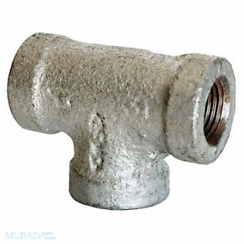 ANVIL Tee Malleable Iron 3/4 in NPT Class 150, 25CF58