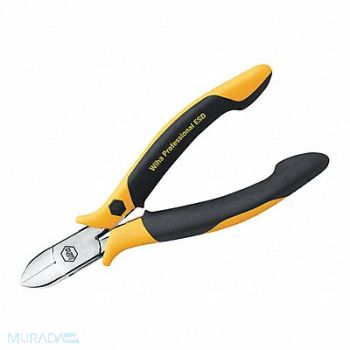 WIHA 4.5In. Esd Safe Side Cutters Slim Oval, 25D806