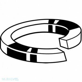 GRAINGER APPROVED SpltLkWsh SilBrnz M10 16mm 50PK, 25DN50