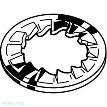 GRAINGER APPROVED Lock Washer Bolt M8.2 Sl INT-TH PK100, 25DN42