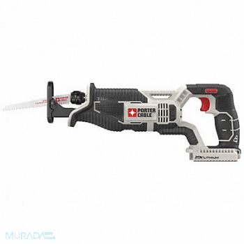 PORTER CABLE Cordless Recip Saw 3000 SPM 20VDC, 25DT62