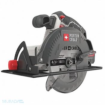 PORTER CABLE Cordless Circ Saw Kit 6-1/2 in Blade Dia, 25DT63