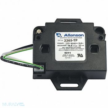 ALLANSON Gas Burner Ignitor Single Pole, 25DU90