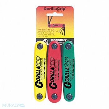 BONDHUS Fold-Up Tool Triple Pack, 25EA88