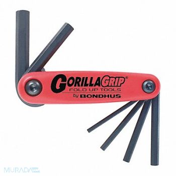 BONDHUS HexKeySt Folded 2 31/32 to3 13/16 in, 453U53