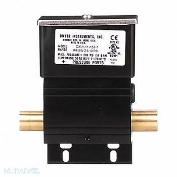 DWYER Pressure Differential Switch, 25F313