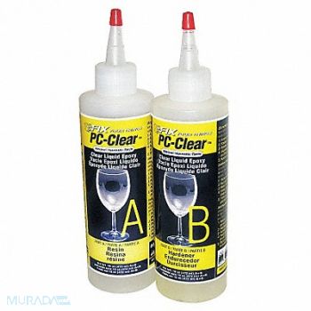 PC PRODUCTS Epoxy Adhesive Bottle 1 1 Mix Ratio, 25F529
