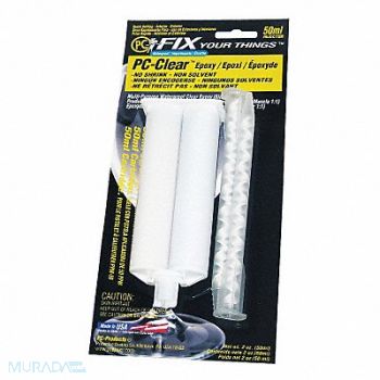 PC PRODUCTS EpoxyAdhesive DualCartridge 1 1MixRatio, 25F530