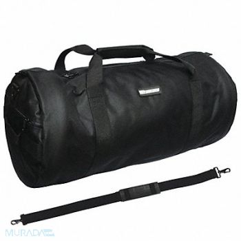 WESTWARD Duffel Bag 24x12x12In 600D Polyester Blk, 25F573