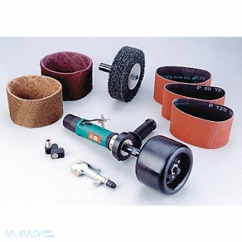 DYNABRADE AirFinishingSander 0.7hp 35 cfm 3400 RPM, 25H813