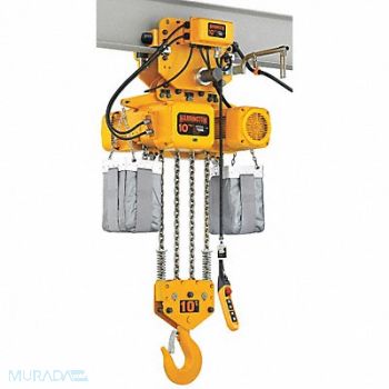 HARRINGTON Elec. Chain Hoist w/Trolley 20 000 lb., 25K763