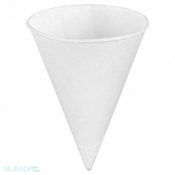 GRAINGER APPROVED Disp. Cone Cup 4-1/4 oz White PK1000, 25K815
