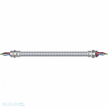 SOUTHWIRE Metal Whip 14 AWG 4 Cond 1/2 Lock Nut, 25K874