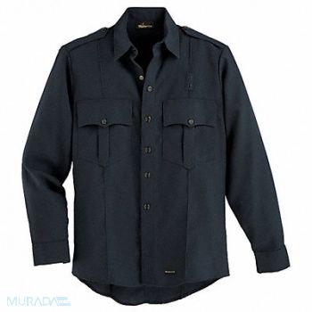WORKRITE FR Long Sleeve Shirt Navy 46 0L Snaps, 25KH54