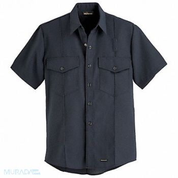 WORKRITE FR Short Sleeve Shirt Dark Navy 48 in., 25KJ27