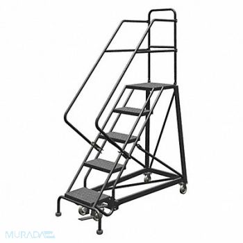 TRI-ARC Rolling Ladder 5 Step Steel Perforated, 25NV36