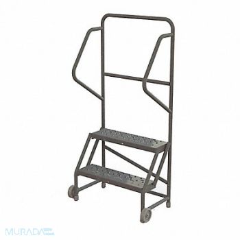 TRI-ARC Tilt and Roll Ladder 2 Step Perforated, 25NW99