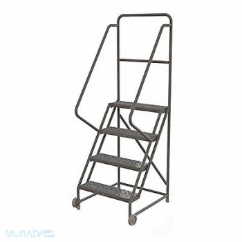 TRI-ARC Tilt and Roll Ladder 4 Step Perforated, 25NX08