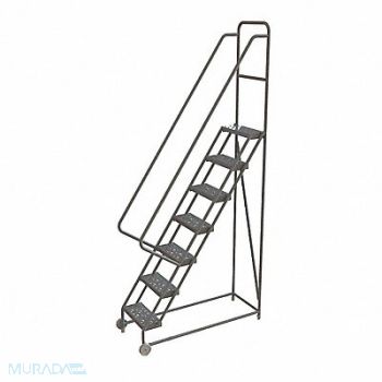 TRI-ARC Tilt and Roll Ladder 7 Step Perforated, 25NX18