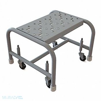 TRI-ARC Mobile Step Stand Steel Perforated 16inW, 25NZ66