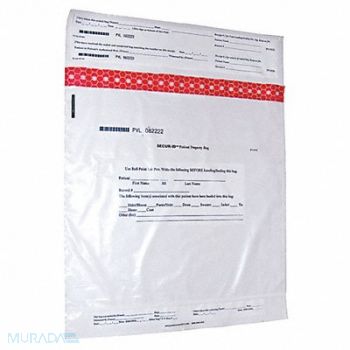 SECUR-ID Personal Property Bag 19 x 20 In PK250, 25R761