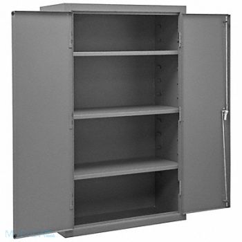 DURHAM MFG Storage Cabinet 60 x36 x18 Gray 3Shlv, 16D676