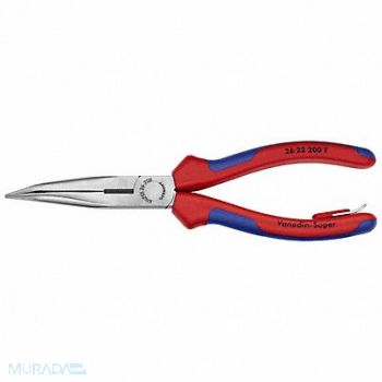 KNIPEX Long Nose Plier 8 L Serrated, 54JD67