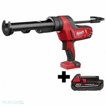 MILWAUKEE M18 Cordless Caulk Gun M18 2.0 Battery, 387HJ0