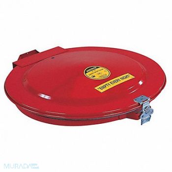 GRAINGER APPROVED Drum Cover Red Steel 55 gal, 3TCT8