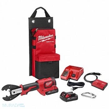 MILWAUKEE Cordless Crimping Tool Kit Scissor, 45FD41