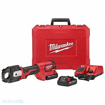 MILWAUKEE Cordless Crimping Tool Kit Scissor, 45FD73