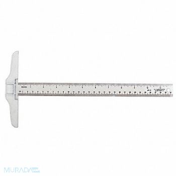 WESTCOTT T-Square Polystyrene Transparent 12in, 26CT63