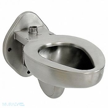 ACORN Prison Toilet SS Top Spud Wall Mount, 26CT93