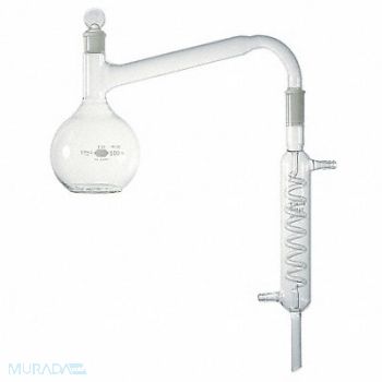 KIMBLE KIMAX Distillation Flask 500mL Glass Clear, 26CY74