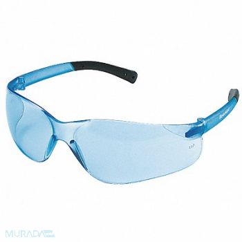 MCR SAFETY Safety Glasses Light Blue Scratch-Resist, 3NTZ6