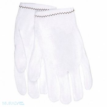 MCR SAFETY Knit Gloves M White PK12, 26H263