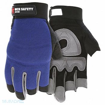 MCR SAFETY Fasguard Synthetic Leather 3 Fingerles L, 26H497
